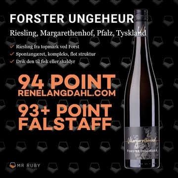 2022 Forster Ungeheur, Riesling, Margarethenhof, Pfalz, Tyskland