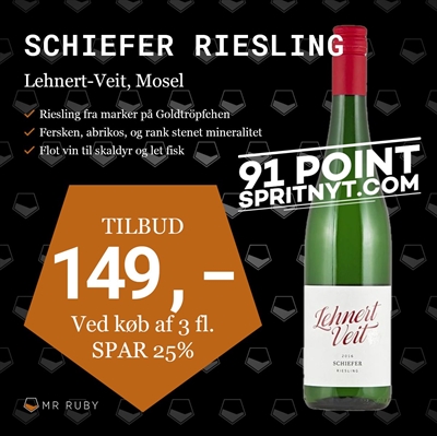 2024 Schiefer Riesling Trocken, Lehnert-Veit, Mosel, Tyskland