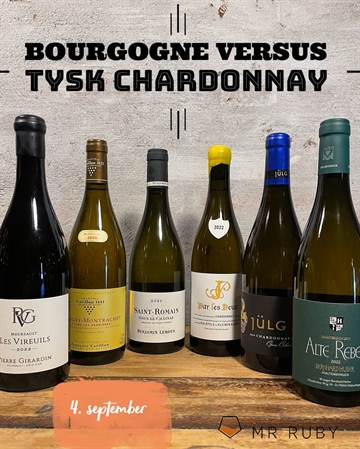 Bourgogne versus tysk Chardonnay 4. september 2025