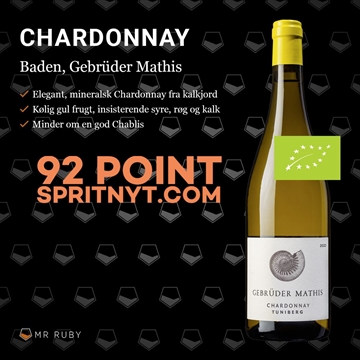 2024 Chardonnay, Gebrüder Mathis, Baden, Tyskland