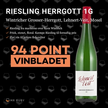 2024 Grosser-Herrgott 1G, Riesling Trocken, Lehnert-Veit, Mosel, Tyskland