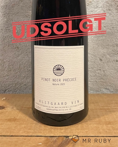 2023 Pinot Noir Prècoce, Klitgaard, Danmark
