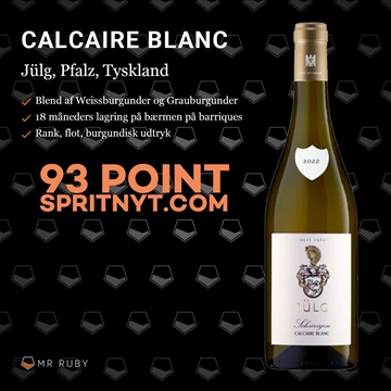 2022 Calcaire Blanc, Weingut Jülg, Pfalz, Tyskland