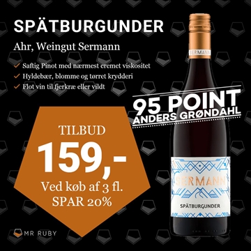 2023 Spätburgunder Trocken, Weingut Sermann, Ahr, Tyskland