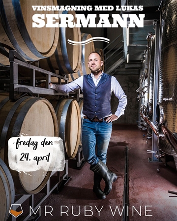 Vinsmagning med Lukas Sermann den 24. april kl. 18-20.30