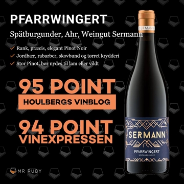 2022 Pfarrwingert Spätburgunder, Weingut Sermann, Ahr, Tyskland