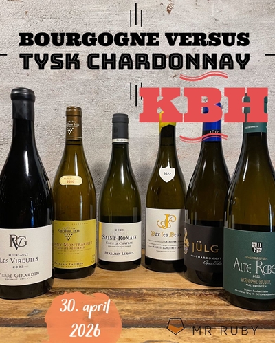 Bourgogne versus tysk Chardonnay København 30. april 2026