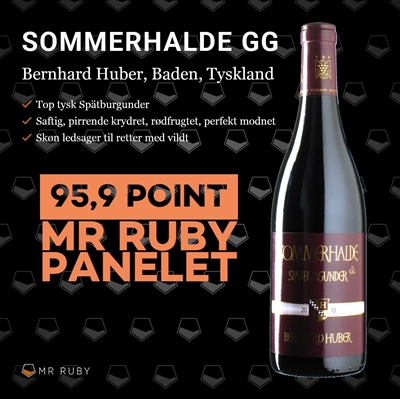 2013 Sommerhalde, Spätburgunder, Bernhard Huber, Baden, Tyskland