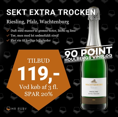 Riesling Sekt Extra Trocken, Pfalz, Weinland Wachtenburg, Tyskland