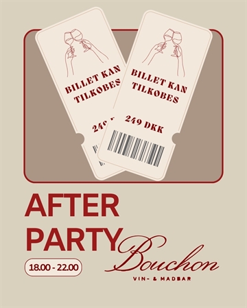 DM i Blindsmagning After Party på Bouchon - Søndag den 8. marts