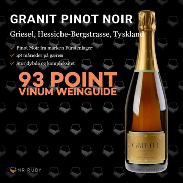2017 Pinot Noir Granit -F-, Griesel & Companie, Hessische Bergstrasse, Tyskland