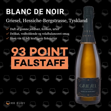 2021 Blanc de Noirs Brut, Griesel & Compagnie, Hessiche Bergstrasse, Tyskland