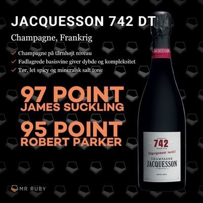 Champagne Jacquesson, Cuvée 742, Degorgement Tardif, Extra Brut