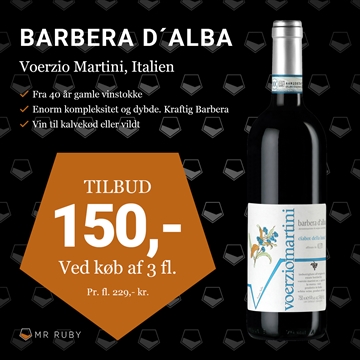 2018 Barbera d´Alba, Ciabot della Luna, Voerzio Martini, Italien