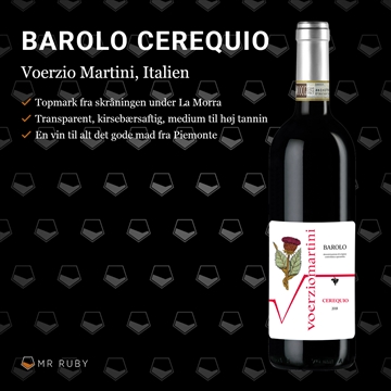 2018 Barolo cru "Cerequio", Voerzio Martini, Italien