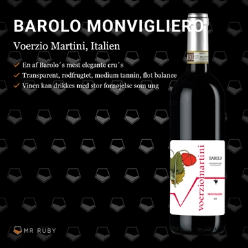 2018 Barolo cru "Monvigliero", Voerzio Martini, Italien