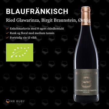 2016 Blaufränkisch Ried Glawarinza, Burgenland, Birgit Braunstein, Østrig