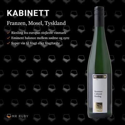 2021 Riesling Kabinett, Bremmer Calmont, Franzen, Mosel, Tyskland