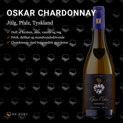 2023 Oskar Chardonnay, Weingut Jülg, Pfalz, Tyskland