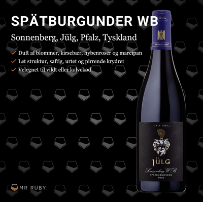 2023 Spätburgunder WB Sonnenberg, Weingut Jülg, Pfalz, Tyskland