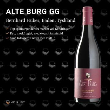 2023 Alte Burg GG, Spätburgunder, Bernhard Huber, Baden, Tyskland