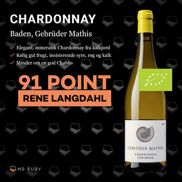 2023 Chardonnay, Gebrüder Mathis, Baden, Tyskland