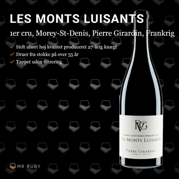 2021 Morey St-Denis 1er cru Les Monts Luisants, Pierre Girardin, Bourgogne, Frankrig