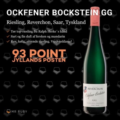 2019 Ockfener Bockstein GG, Weingut Reverchon, Saar, Tyskland