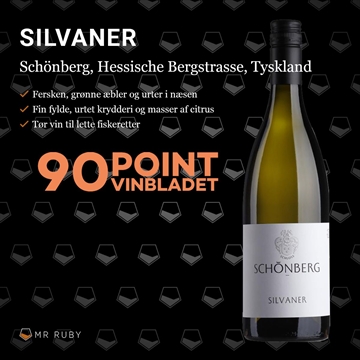 2023 Silvaner Trocken, Schloss Schönberg, Hessische Bergstrasse, Tyskland