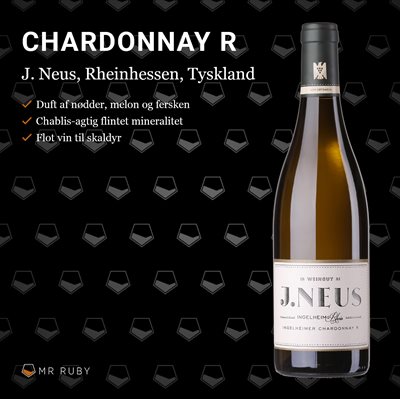 2017 Chardonnay R, Ingelheim, J. Neus, Rheinhessen, Tyskland