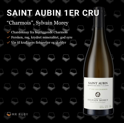 2022 Saint Aubin 1. cru Les Charmois, Sylvain Morey, Bourgogne, Frankrig