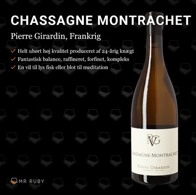 2018 Chassagne-Montrachet, Pierre Girardin, Bourgogne, Frankrig