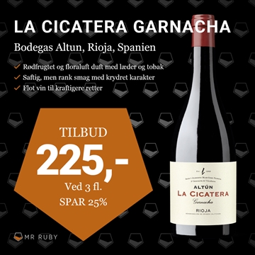 2021 La Cicatera, Garnacha, Bodegas Altun, Rioja, Spanien 