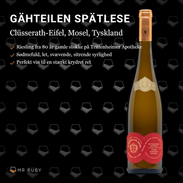 2020 Trittenheimer Apotheke Spätlese, Clüsserath-Eifel, Mosel, Tyskland