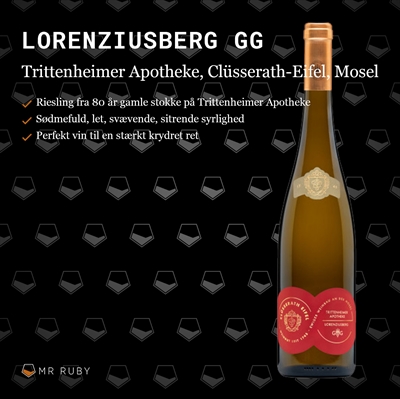 2019 Trittenheimer Apotheke Lorenziusberg GG, Clüsserath-Eifel, Mosel, Tyskland