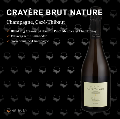 Crayére, Brut Nature, Cazé-Thibaut, Champagne, Frankrig