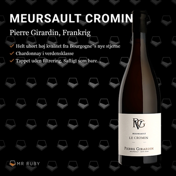 2023 Meursault, Le Cromin, Pierre Girardin, Bourgogne, Frankrig
