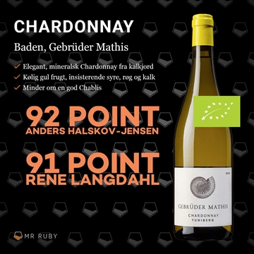 2023 Chardonnay, Gebrüder Mathis, Baden, Tyskland