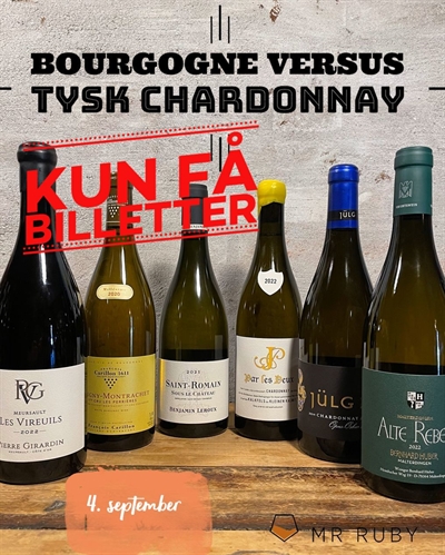 Bourgogne versus tysk Chardonnay 4. september 2025