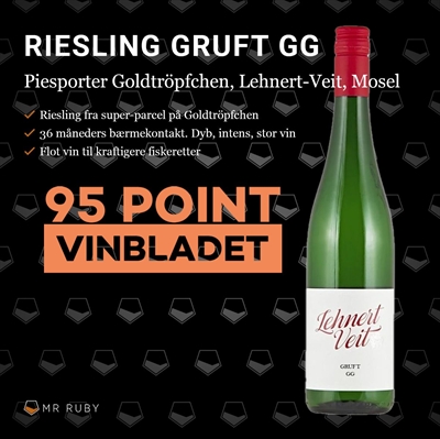2018 Piesporter Goldtröpfchen Gruft GG, Lehnert-Veit, Mosel, Tyskland
