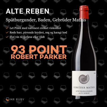 2022 Spätburgunder Alte Rebe, Gebrüder Mathis, Baden, Tyskland