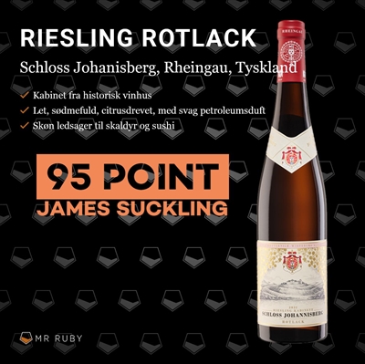 2024 Riesling Rotlack Kabinett, Schloss Johannisberg, Rheingau, Tyskland