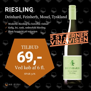 2022 Riesling Feinherb, Deinhard, Mosel, Tyskland