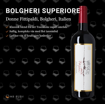 2018 Bolgheri Superiore, Donne Fittipaldi, Italien