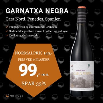 2020 Garnatxa Negra, Cara Nord, Spanien, ØKO