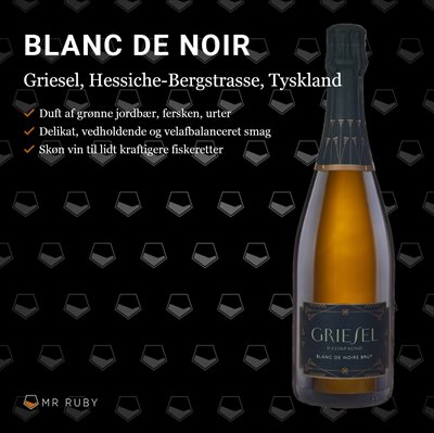 2022 Blanc de Noirs Brut, Griesel & Compagnie, Hessiche Bergstrasse, Tyskland