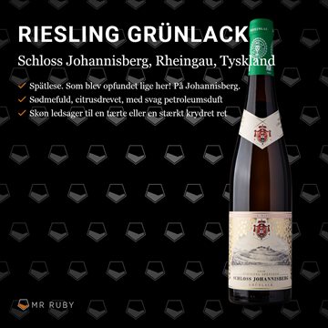 2020 Riesling Grünlack, Spätlese, Schloss Johannisberg, Rheingau, Tyskland