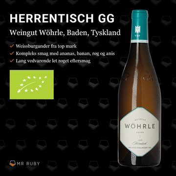 2016 Weissburgunder, Herrentisch GG, Weingut Wöhrle, Baden, Tyskland