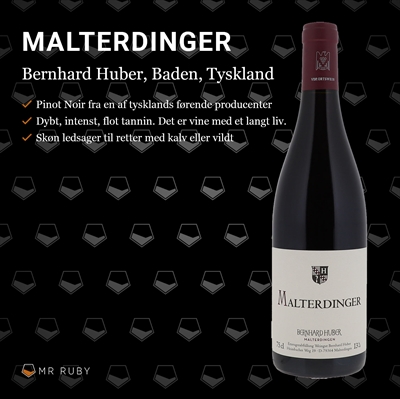 2022 Malterdinger Spätburgunder, Bernhard Huber, Baden, Tyskland