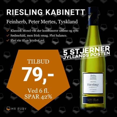 2022 Riesling Kabinett Feinherb, Peter Mertes, Mosel, Tyskland